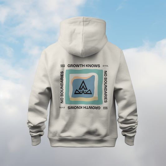 Hoodie - Puffer - Growth Knows No Boundaries